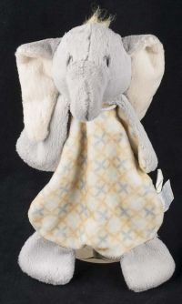 Nat & Jules Baby Bee Happy Tusk Elephant Security Blanket Plush Lovey